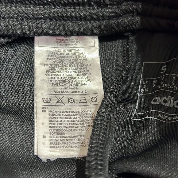 Adidas Regular Fit Black and White Aeroready sweatpants EUC size small - Picture 10 of 12